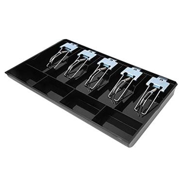 Imagem de Generic Caixa Registradora de Material ABS para Armazenamento de Moeda Com Clipe de Metal para Supermercados, Lojas, Hotéis, Preto (Preto)