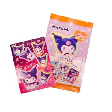 Imagem de Adesivo Kuromi Sanrio Cartela Sortida Stickers Decorativos Papelaria Agenda Scrapbook