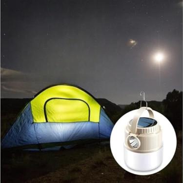 Imagem de Lanterna LED Portátil USB Recarregável para Camping e Pesca - Iluminação Super Brilhante Bivolt, À Prova de Chuva e Leve para Trilhas e Emergências(Lâmpada Pendurada em Emergênci)