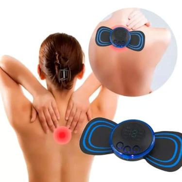 Imagem de Massageador Elétrico Portátil com Estimulação Muscular Alívio de Dores e Tensão