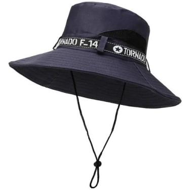 Imagem de Chapéu Australiano Pescador Canavieiro Respirável Protetor Solar Pesca