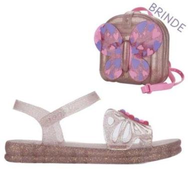 Imagem de Sandália Infantil Feminina Barbie Fly com Mochila Grendene Kids 23268-Feminino