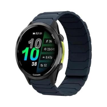 Imagem de Pulseira De Silicone 20/22mm Para Garmin Forerunner 570 970 265 965 16