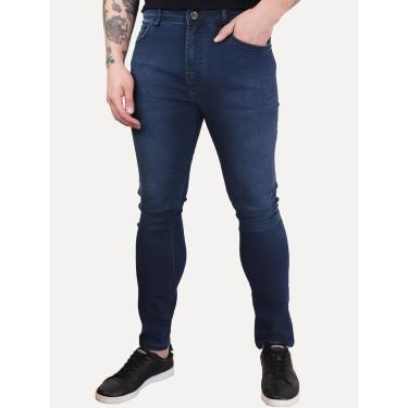Imagem de Calça Jeans John John Masculina Super Skinny Aruba Azul Escuro-Masculino