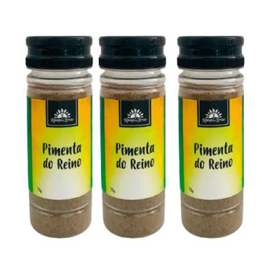 Imagem de Kit 3X: Pimenta do Reino em Pó Tempero Kampo de Ervas 70g