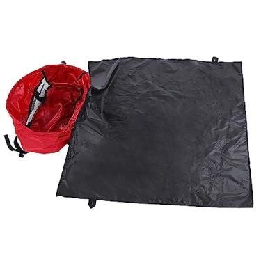 Imagem de aqxreight Kit de Corda de Escalada Bolsa Alça de Ombro Dobrável para Acampamento Ao Ar Livre e Caminhada Entra por Meio de Acessórios Longos e Outros Sem um Bolso de Corda Escalada (Vermelho)