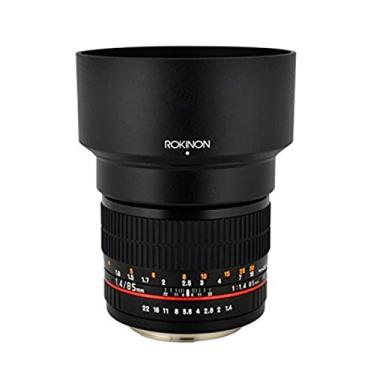 Imagem de Rokinon Lente asférica 85MAF-N 85mm F1.4 para Nikon com chip automático (preto)