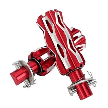 Imagem de KIMISS Pedal Traseiro de Motocicleta CNC, Pedal de Liga de Alumínio, Apoio para Os Pés, Compatível Com Várias Motocicletas e Bicicletas (Vermelho)