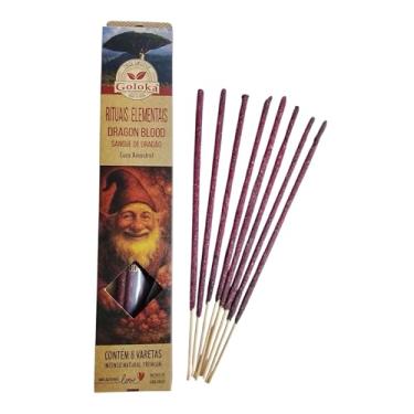 Imagem de Incenso Goloka Smudge Natural Premium Ritual Elemental - Escolha seu aroma!(Sangue de Dragão)