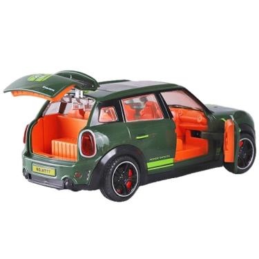 Imagem de Carro de brinquedo BMW Mini Green com som e luz para crianças