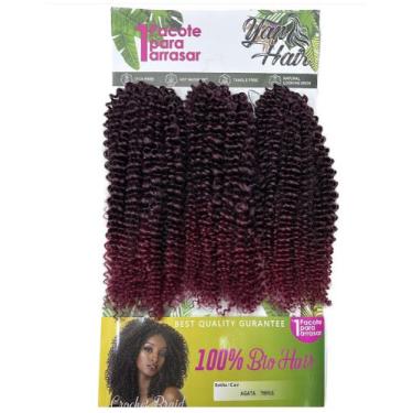 Imagem de Cabelo Bio Fibra Agatha Cacheado Yan Hair Natural 300gr - D&D Commerce