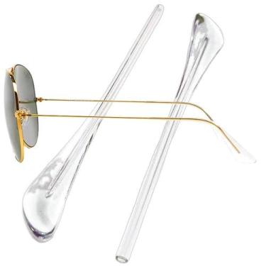 Imagem de 02 Par Ponteira Compatível Ray Ban Caçador Hexagonal Ponta Haste Perna