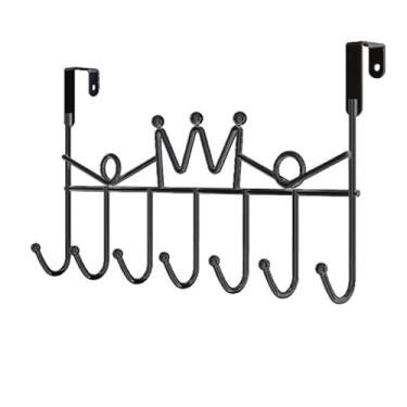 Imagem de Ganchos Da Porta Para Pendurar Toalha Bolsa Mochila Chapéu Organizador Moderno Sala De gancho para porta de madeira