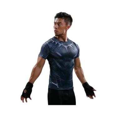 Imagem de Camiseta De Compressão Raglan Masculina Homem-Aranha 2099 Fantasia De 