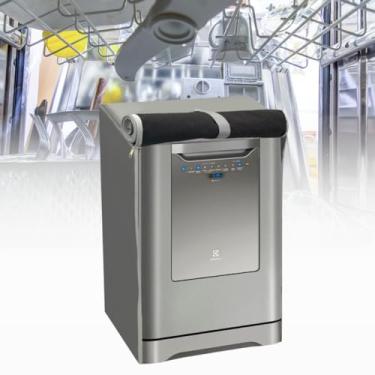 Imagem de CAPA PARA LAVA LOUÇAS ELECTROLUX 14 SERVIÇOS IMPERMEÁVEL (CINZA)