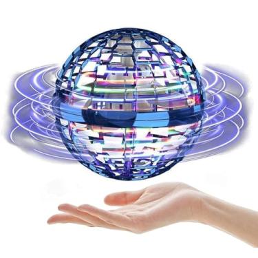 Imagem de Brinquedo Voadora LED Bola Voadora Mágica de Indução Inteligente UFO para Brinquedos Infantis (Azul-1pcs)