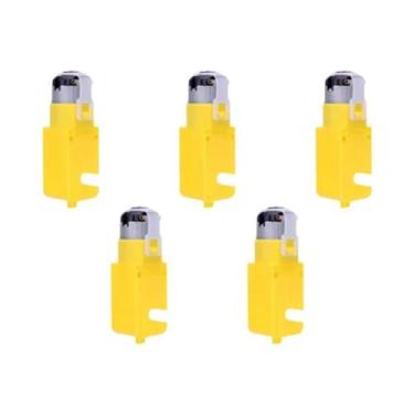 Imagem de Motor DC De Eixo Duplo TT 3-12V Para Carro Robô Inteligente, Motor De 