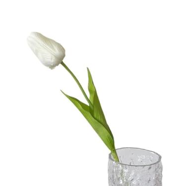 Imagem de Flores artificiais para decoração, flores artificiais modernas, flores falsas, casa, sala de estar, enfeites de mesa de café, casamento, plantas artificiais, plantas e flores artificiais (C)