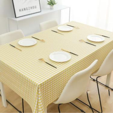 Imagem de Toalha de mesa toalha de mesa de tecido PVC toalha de mesa para estudantes mesa de centro tapete de mesa (C, 90 x 90 cm)