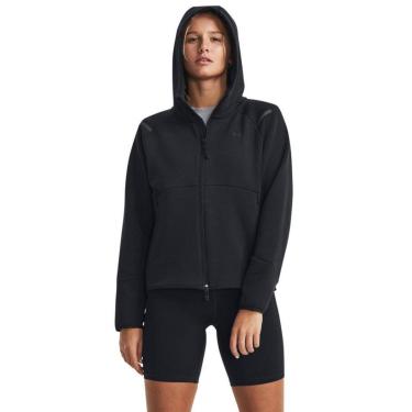 Imagem de Blusa de Moletom Feminina Under Armour Unstoppable FZ G Preto-Feminino