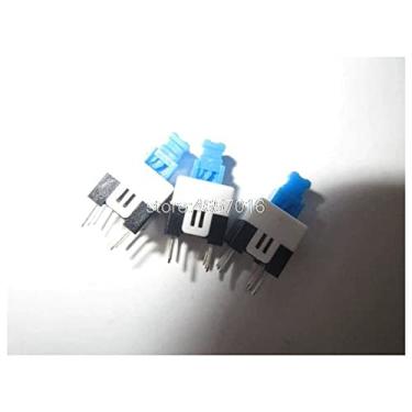 Imagem de Peças de reposição 50 peças/lote 7 x 7 mm 7 x 7 mm 6 pinos de potência tátil micro interruptor de bloqueio automático botão liga/desliga