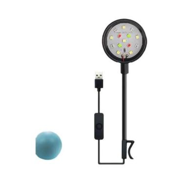 Imagem de Luz LED Para Aquário Com Clip, Espectro Completo, USB 360 graus Adapta