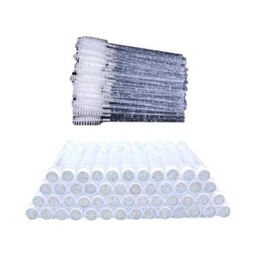 Imagem de Escovas De Máscara Para Cílios Reutilizáveis 50 Conjuntos Com Tubo Apl