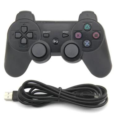 Imagem de Controle Usb Compatível Com Playstation 3 Computador PC Notebook Analógico