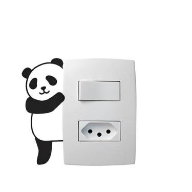 Imagem de Kit C/02 Adesivos Interruptor Panda - Lojinha Da Luc Adesivos