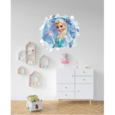 Imagem de Adesivo De Parede Buraco Falso Frozen Mod01 - Lojinha Da Luc Adesivos