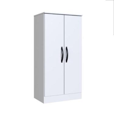 Imagem de Armário Multiuso Turim 2 Portas 2 Prateleiras - IRM, BRANCO