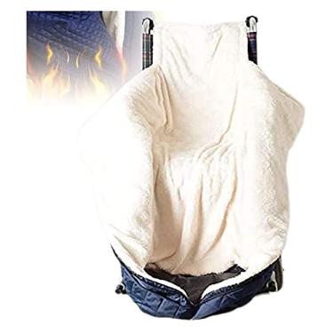Imagem de SLGGPJBU Cobertores confortáveis para cadeira de rodas reutilizáveis de lã de inverno capa inferior da perna do corpo pé saco de dormir à prova de vento capas de cadeira de rodas acessórios adequados
