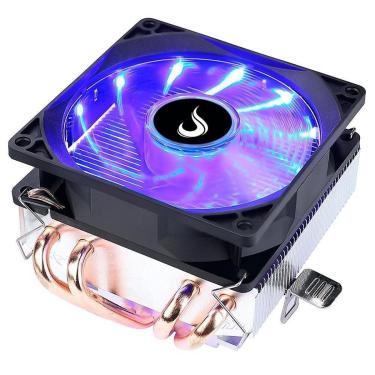 Imagem de Air Cooler Gamer Rise Mode X5, LED Azul, AMD/Intel, 120mm, Preto - RM-ACX-05-BB-Unissex
