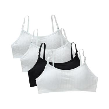 Imagem de Sutiãs De Treinamento Para Adolescentes (4 Peças) - Colete Sem Costura