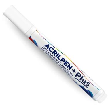 Imagem de Marcador Branco para Tecidos Acilplen Plus - Acrilex