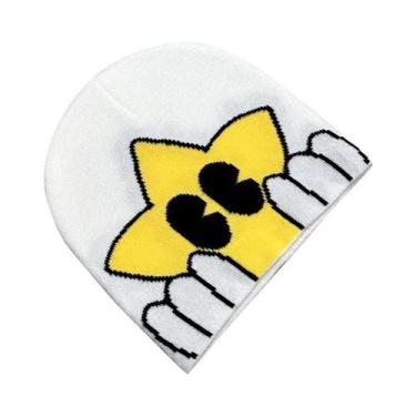 Imagem de Gorro Unissex Quente De Lã Estampado Estilo Y2K, Acessório Hip Hop - N