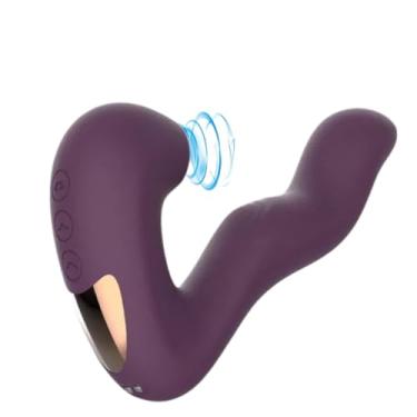 Imagem de Sugador Vibrador por Pulsação Erótico Língua Dedos com 3 Motores Super Potentes Simulador Sexo Oral (Roxo)