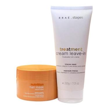 Imagem de Kit Braé Stages Nutrition - Máscara 200g + Treatment Cream Leave-In 20