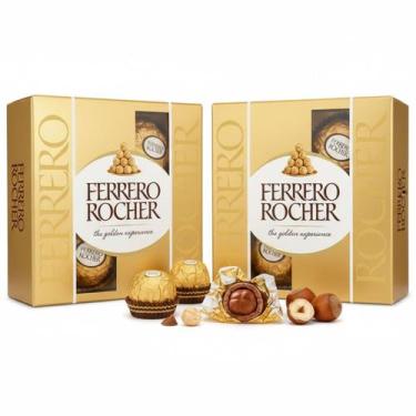 Imagem de Kit 2 Bombom FERRERO ROCHER 50g (4 bombons)