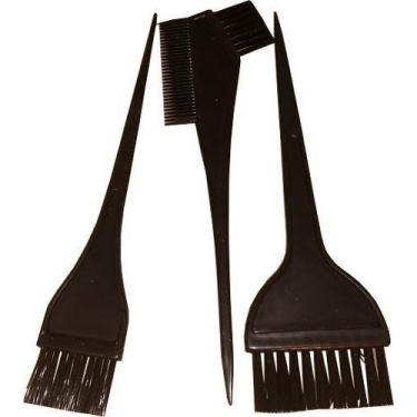 Imagem de Kit De Pincel Para Pintura De Cabelo Pronta Entrega - Não Informada