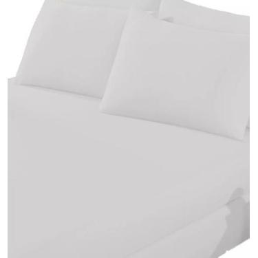 Imagem de Jogo De Lençol Casal Queen Liso 3Pçs C/Elástico Várias Cores - Doce La