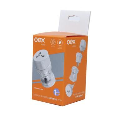 Imagem de Adaptador Tomada Universal Padrão Europeu e Brasil Oex CP100