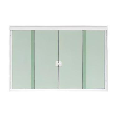 Imagem de Kit Perfil Alumínio Engenharia Janela 8mm 1,50mx1,20m Sem Vidro - 3M