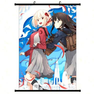 Imagem de Pôster de decoração de parede Lycoris Recoils Takinas Inoues Nishikigi