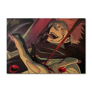 Imagem de Pôster Jujutsus Kaisens Anime Art 51x35,5 cm Papel 40g - yiweisai