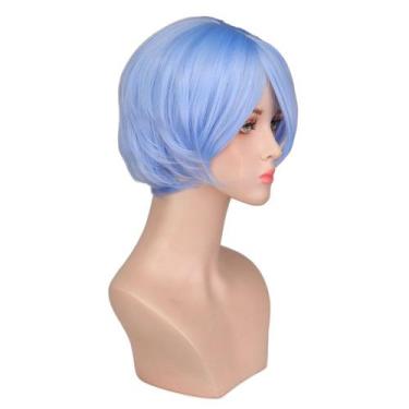 Imagem de Peruca de cosplay Neons Genesis Evangelions Ayanamis Reis Anime - yiwe