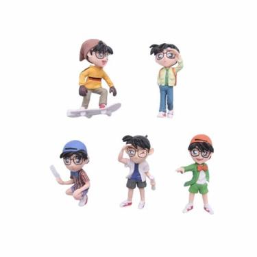 Imagem de Ímã de geladeira Detectives Conans Edogawas Anime x5 - Yiweisai