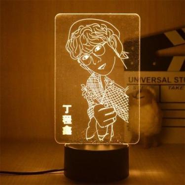 Imagem de Luminária noturna LED 3D Tnts Chengxins Dings com mudança de cor - yiw