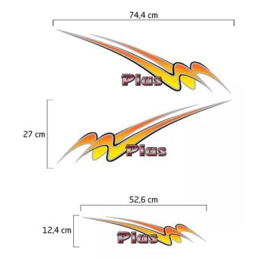 Imagem de Faixa Para Caminhão MB 710 Plus Adesivo Decorativo - Mercedes Benz