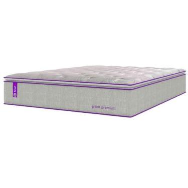 Imagem de Colchão Queen Green Premium Molas Ensacadas 158x198x33cm D33 Pillow Ai